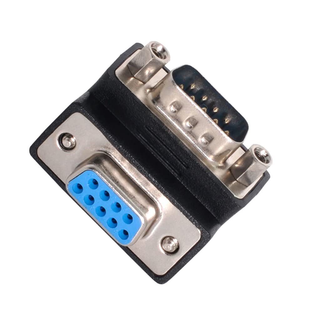 Amazon.co.jp: Cablecc 90 Degree Downward Angle DB9P Male to